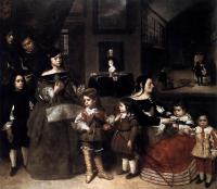 Juan Bautista Martinez del Mazo - The Artists Family